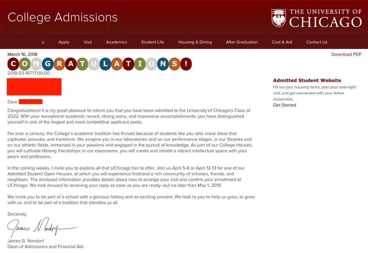 College Admissions Results are In! AdmissionSight