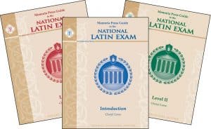 Prep Books Students use to study for the Latin Exam