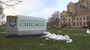 University of Chicago signboard