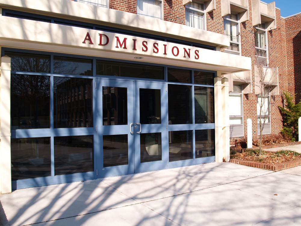 Admissions office building.