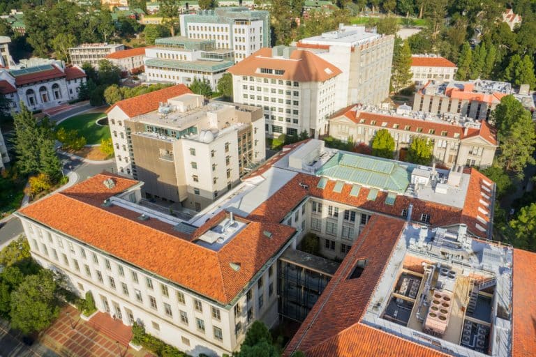 Areal view of University of California