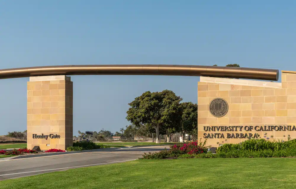 View of University of California, Santa Barbara.