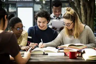 students taking on an AB degree