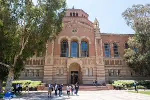 View of UCLA building during day time.