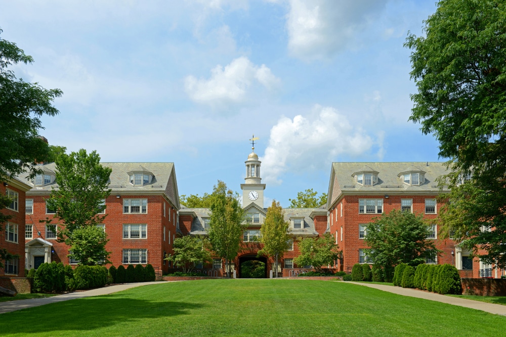 Front view of Brown University