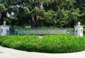 University of California signage