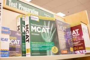A variety of MCAT reviewer books