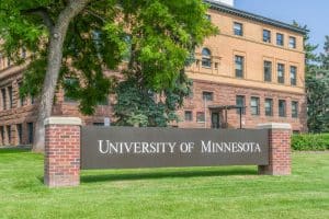 University of Minnesota signage