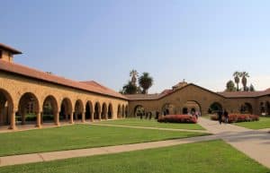 Front view of Stanford University