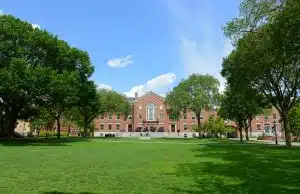 Brown University in daylight