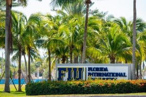Florida International University signage