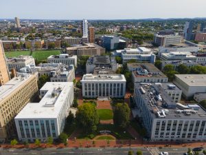 View of Northeastern campus.