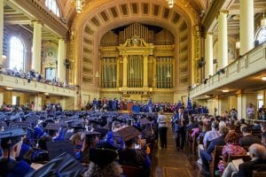 Yale University graduation ceremony