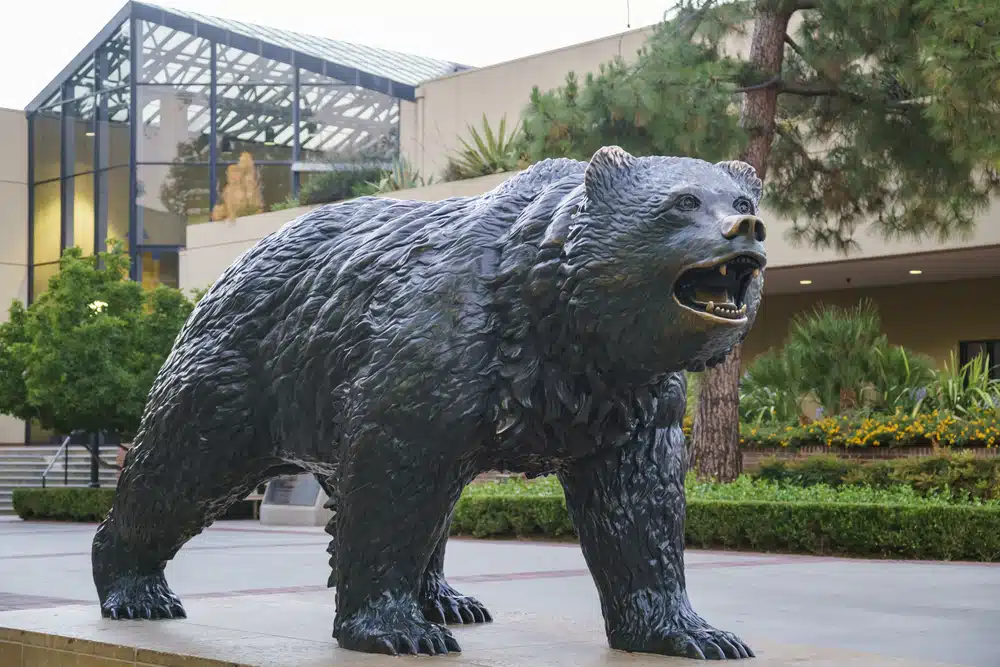 UCLA bear statue