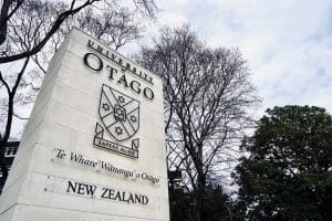 University of Otago stone landmark