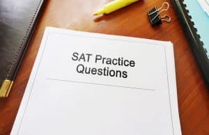 SAT practice questions booklet