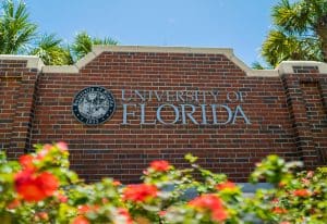 University of Florida signage