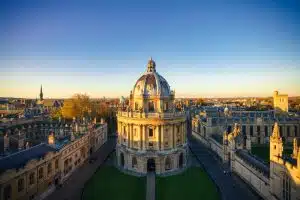 Aerial of University of Oxford