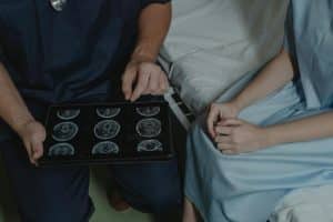 patient brain scan