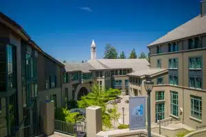 elevated view of one of the areas of UC Berkeley