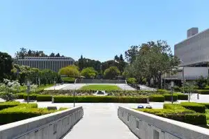 Aerial view of UC Irvine campus.