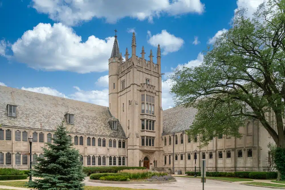Garrett-Evangelical Theological Seminary on the campus of Northwestern University.