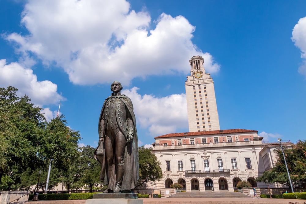 View of a University Texas-Austin 