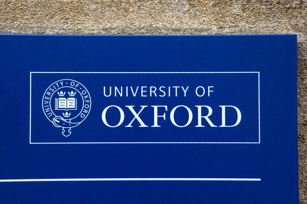 The logo of the University of Oxford