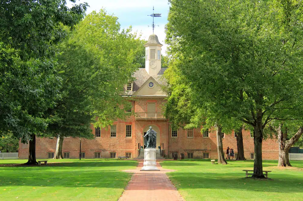 View of William and Mary campus.