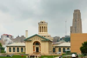 View of Carnegie Mellon campus.