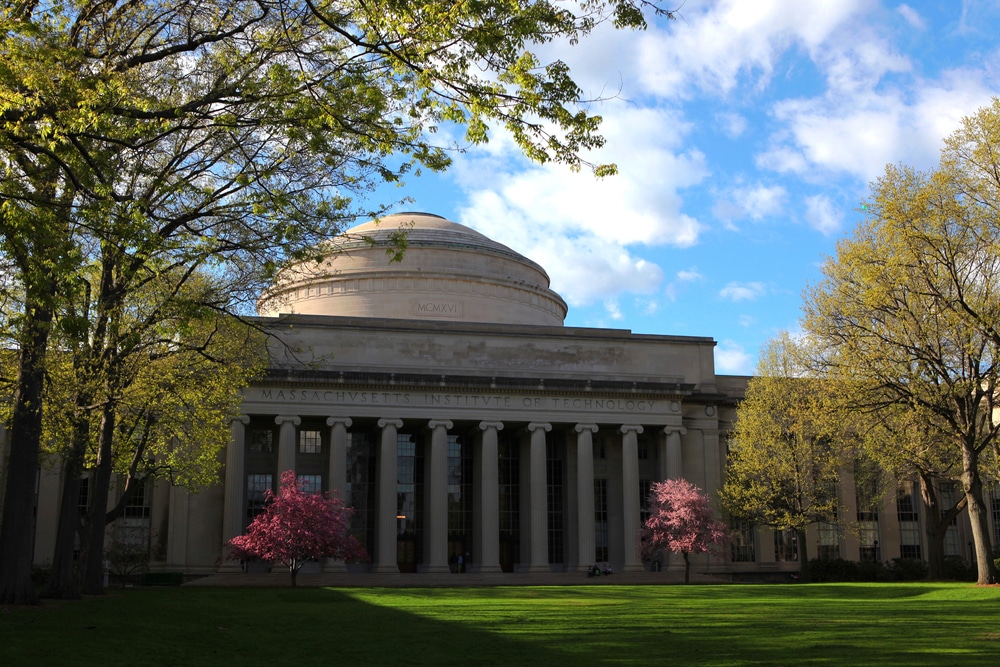 a view of the MIT building