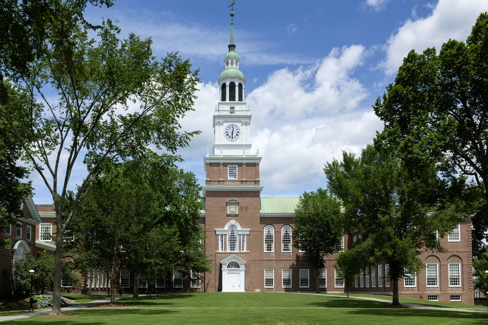 Baker Clock Tower at Dartmouth College