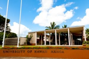 View of University of Hawaii at Manoa