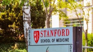 Stanford University School of Medicine - it is the medical school of Stanford University and is located in Stanford, California.
