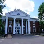 The main administration building during when Amherst decisions come out.