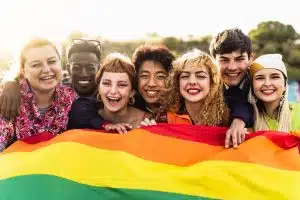 celebrating gay pride festival - LGBTQ community