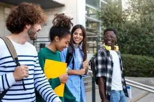 Multiracial university students