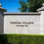 Front of the campus when Pomona decisions come out