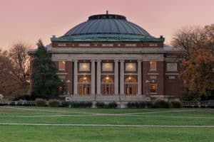 auditorium at the University of Illinois at Urbana-Champaign