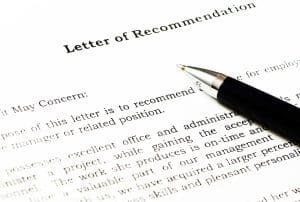 Letter of recommendation for College admission