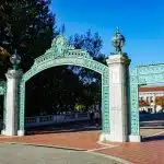 Sather Gate at UC Berkeley on a sunny day, symbolizing important information about the UC Berkeley application deadline.