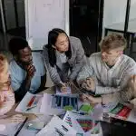 students preparing for the fed challenge