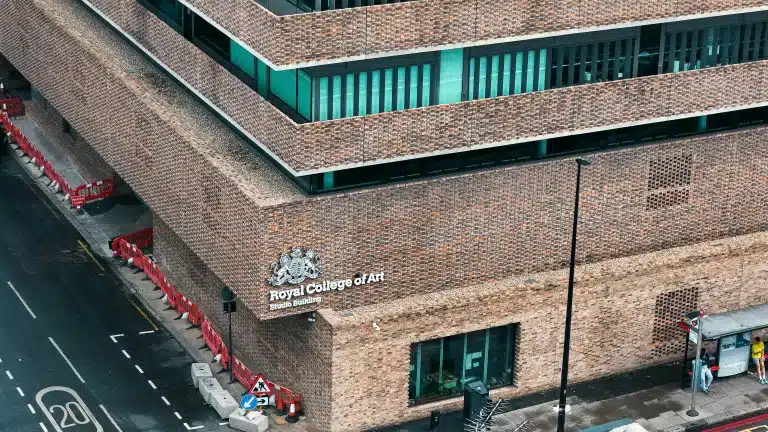 Facade of the Royal College of Art in London