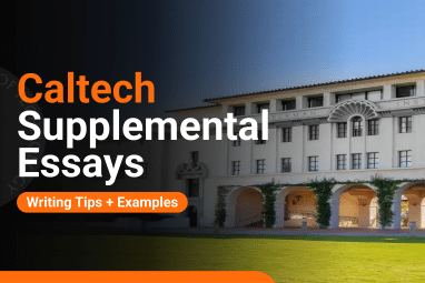 Caltech Supplemental Essays