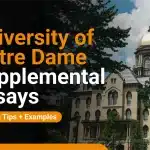Notre Dame Supplemental Essays