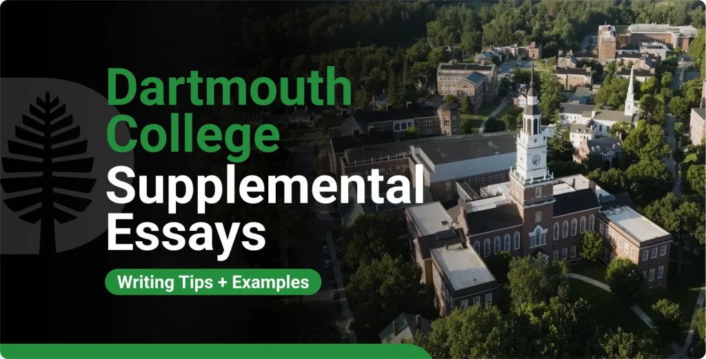 dartmouth supplemental essays