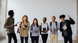 students attending summer class at Johns Hopkins Pre-College Programs