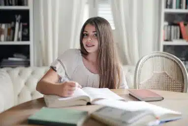 Student writing for the Duke Young Writers’ Camp