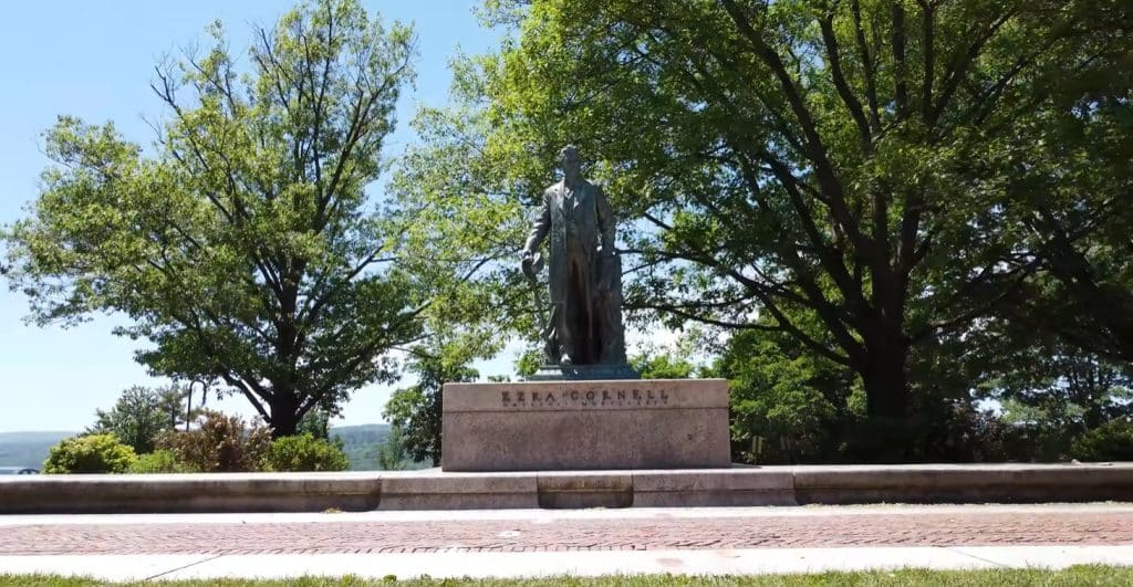 Ezra Cornell Statue