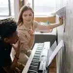 student learning music through the berklee summer program